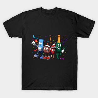 New Year Characters T-Shirt